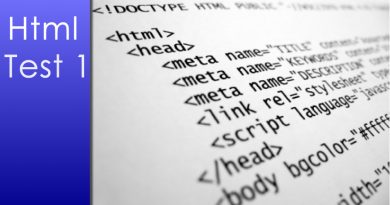 Html Test Soru ve Cevapları 1 Html Test Soru ve Cevapları 1