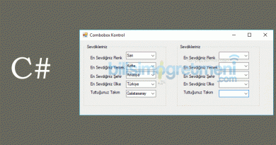 C# Dersleri – GroupBox İçindeki Comboboxları Kontrol Etme C# Dersleri – GroupBox İçindeki Comboboxları Kontrol Etme