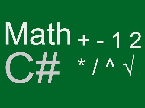 Visual C# Math Sınıfı ve Özellikleri (Matematiksel Fonksiyonlar)