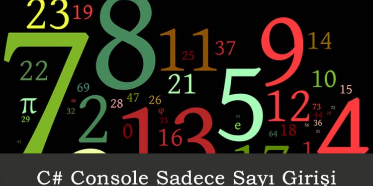 C# Console Uygulamasında Sadece Sayı Girişi