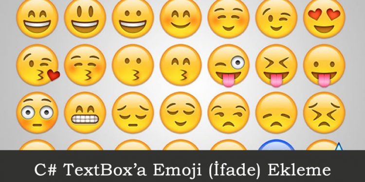 C# TextBox’a Emoji Ekleme