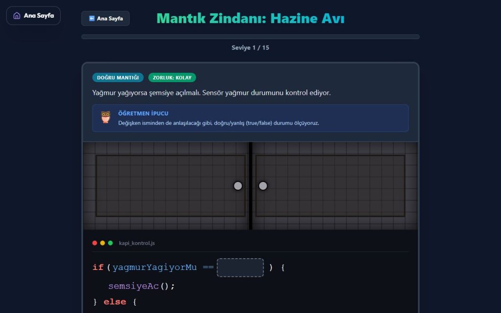 Algoritma zindanı kodlama blokları