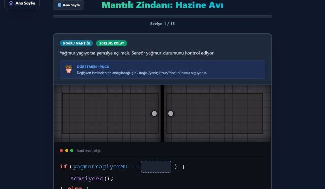 Algoritma zindanı kodlama blokları