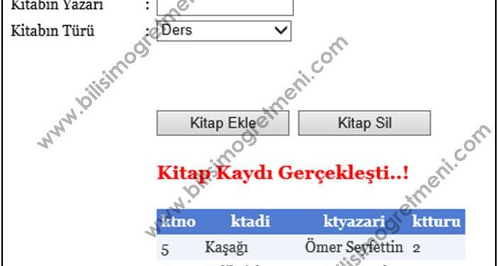 Web Tasarım ve Programlama Dersi 2.Dönem 1.Uygulama Sınav Soruları ASP.net